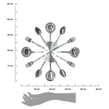zegar-scienny-cutlery-38-cm-stan-nowy