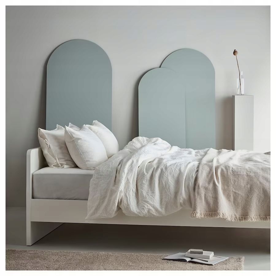 IKEA ASKVOLL/SKORVA Rama łóżka biały 140x200 cm - ERLI.pl