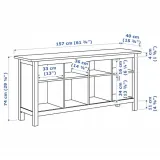 ikea-hemnes-lawa-biala-bejca-157x40-cm-stan-nowy