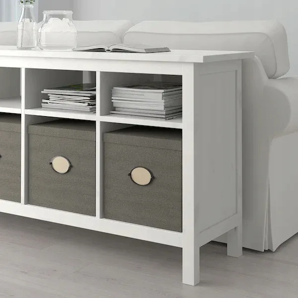 ikea-hemnes-lawa-biala-bejca-157x40-cm