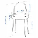 ikea-burvik-stolik-czarny-38-cm-stan-nowy