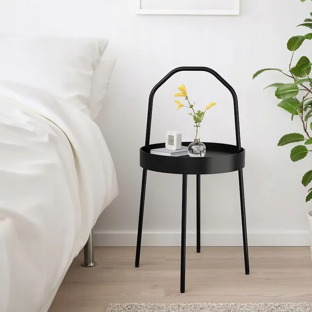 ikea-burvik-stolik-czarny-38-cm-ksztalt-blatu-okragly