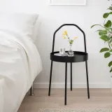 ikea-burvik-stolik-czarny-38-cm-ksztalt-blatu-okragly
