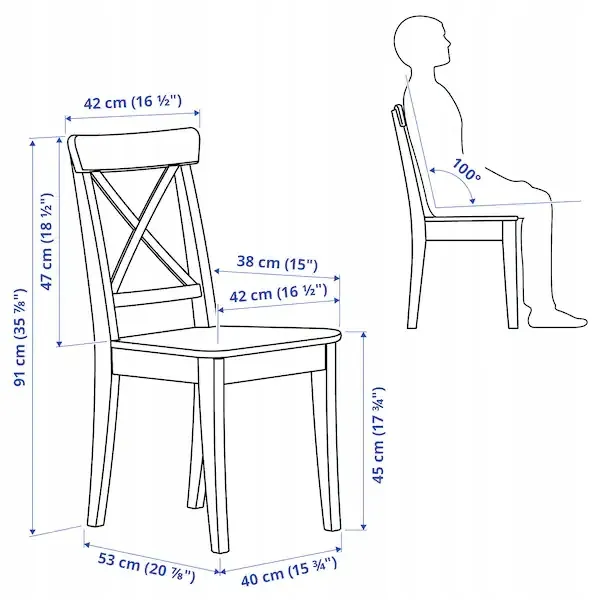 ikea-ingolf-krzeslo-szary-stan-nowy