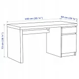 ikea-malm-biurko-bialy-140x65-cm-stan-nowy