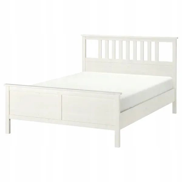 ikea-hemnes-lozko-podwojne-160x200-biala-bejca-wysokosc-mebla-120-cm