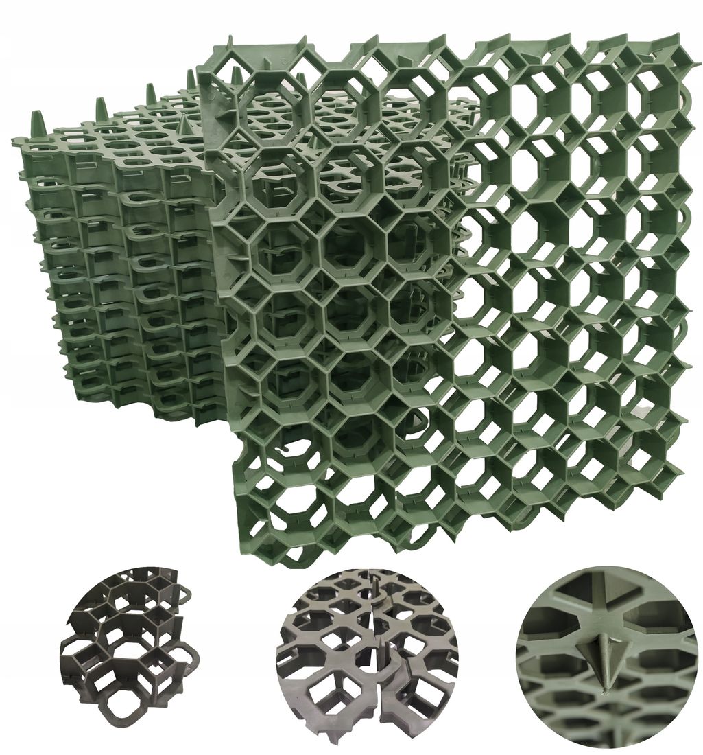 10x GEOKRATA Parkingowa Kratka Trawnikowa Zielona ERLI Pl