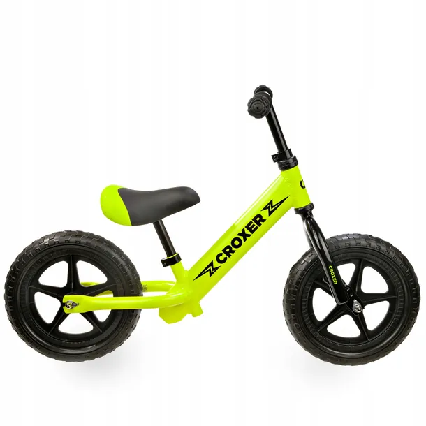 rowerek-biegowy-croxer-leox-lime-lekki-226kg-kolor-czarny-zielony