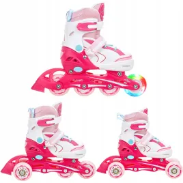 rolki-wrotki-3w1-raven-lia-pink-27-30-kolko-led