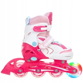 rolki-regulowane-raven-lia-pink-27-30-kolko-led
