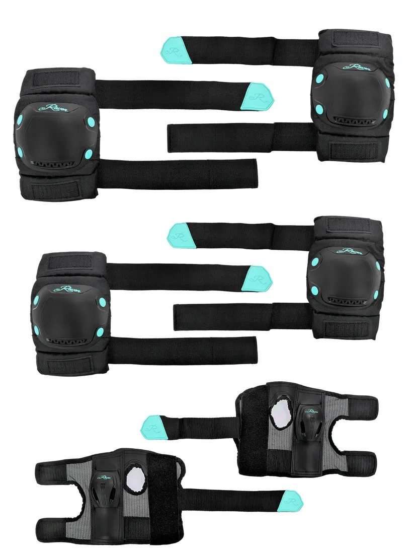 ochraniacze-raven-dexard-black-mint-s