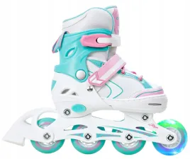 rolki-regulowane-raven-lia-mint-30-33-kolko-led