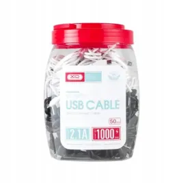 xo-kabel-nb103-usb-lightning-10-m-21a-czarny-30szt-bialy-20szt-zestaw