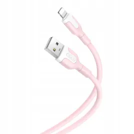 xo-kabel-nb212-usb-lightning-10-m-21a-rozowy