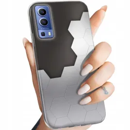 etui-do-vivo-y72-5g-wzory-szare-metallic-grey-case