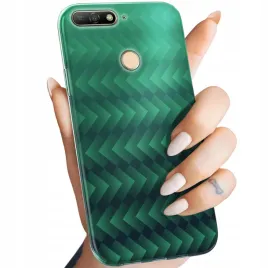 etui-do-huawei-y6-prime-2018-wzory-zielone-green