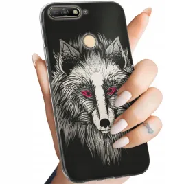 etui-do-huawei-y6-prime-2018-wzory-wilk-wilkolak