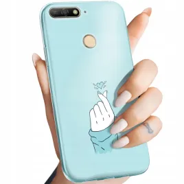 etui-do-huawei-y6-prime-2018-wzory-niebieskie-case