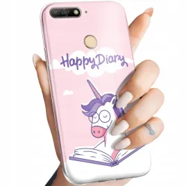 etui-do-huawei-y6-prime-2018-wzory-jednorozec-case