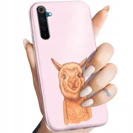 etui-do-realme-6-pro-wzory-lama-obudowa-pokrowiec