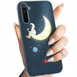 etui-do-realme-6-pro-wzory-ksiezyc-gwiazdy-kosmos