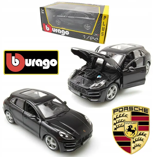 porsche-macan-black-1-24-bburago-stan-nowy-stan-zlozenia-calosc-die-cast