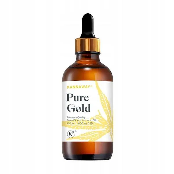 Olejek konopny CBD 120ml Kannaway Pure Gold 1000mg Cannabis hemp