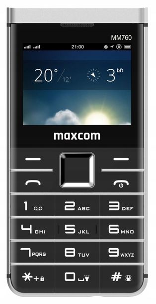 Maxcom MM760 CZARNY DLA SENIORA DZIADKA BABCI