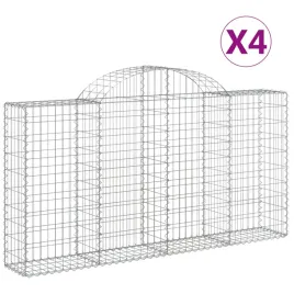 kosze-gabionowe-4-szt-200x30x100-120-cm-galwanizowane-zelazo