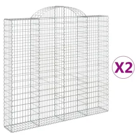 kosze-gabionowe-2-szt-200x30x180-200-cm-galwanizowane-zelazo