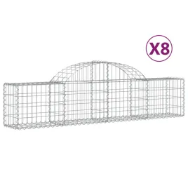 kosze-gabionowe-8-szt-200x30x40-60-cm-galwanizowane-zelazo