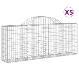 kosze-gabionowe-5-szt-200x30x80-100-cm-galwanizowane-zelazo