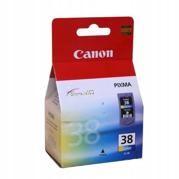 Tusz org. Canon CL-38 CMY iP1800 iP1900 iP2500