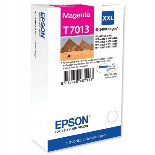Tusz org. Epson T7013 Magent WP4525 4535 4545 4595