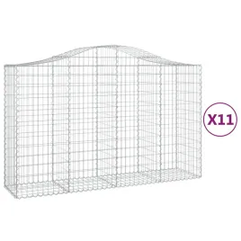 kosze-gabionowe-11-szt-200x50x120-140cm-galwanizowane-zelazo