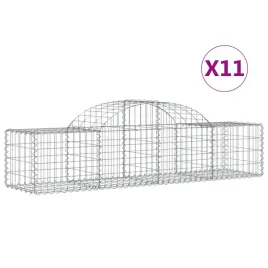 kosze-gabionowe-11-szt-200x50x40-60-cm-galwanizowane-zelazo