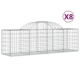 kosze-gabionowe-8-szt-200x50x60-80-cm-galwanizowane-zelazo