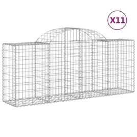 kosze-gabionowe-11-szt-200x50x80-100-cm-galwanizowane-zelazo