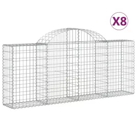 kosze-gabionowe-8-szt-200x30x80-100-cm-galwanizowane-zelazo