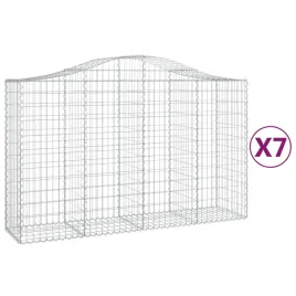 kosze-gabionowe-7-szt-200x50x120-140-cm-galwanizowane-zelazo
