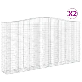 kosze-gabionowe-2-szt-400x50x200-220-cm-galwanizowane-zelazo