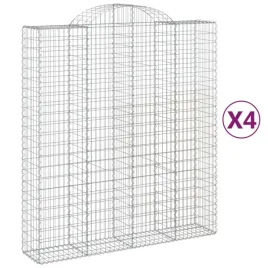 kosze-gabionowe-4-szt-200x50x220-240-cm-galwanizowane-zelazo