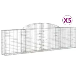 kosze-gabionowe-5-szt-300x30x80-100-cm-galwanizowane-zelazo