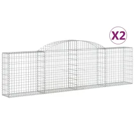 kosze-gabionowe-2-szt-300x30x80-100-cm-galwanizowane-zelazo
