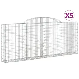 kosze-gabionowe-5-szt-300x30x120-140-cm-galwanizowane-zelazo