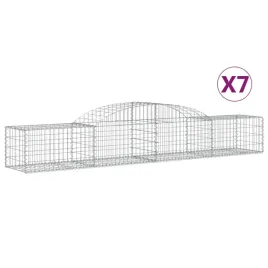 kosze-gabionowe-7-szt-300x50x40-60-cm-galwanizowane-zelazo