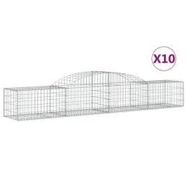 kosze-gabionowe-10-szt-300x50x40-60-cm-galwanizowane-zelazo