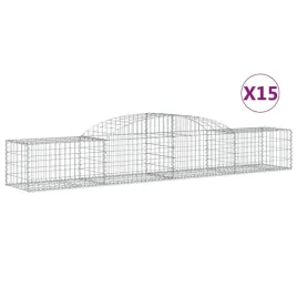 kosze-gabionowe-15-szt-300x50x40-60-cm-galwanizowane-zelazo