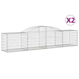 kosze-gabionowe-2-szt-300x50x60-80-cm-galwanizowane-zelazo