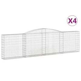 kosze-gabionowe-4-szt-400x30x100-120-cm-galwanizowane-zelazo
